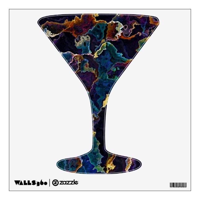Oil Slick  Wall Decal (Front)