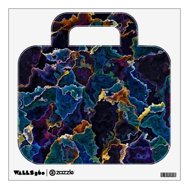 Oil Slick  Wall Decal (Front)