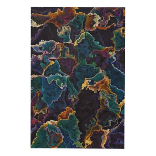 Oil Slick  Wood Wall Art