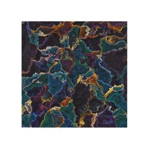 Oil Slick  Wood Wall Art
