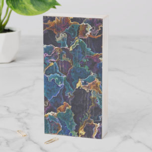 Oil Slick Wooden Box Sign