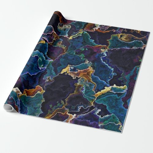 Oil Slick  Wrapping Paper