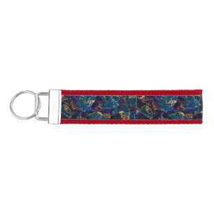 Oil Slick Wrist Keychain