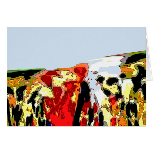 Oil Spill Abstract Cards (Front Horizontal)