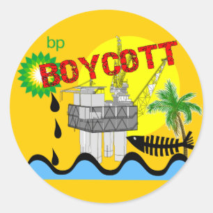 Oil Spill T-shirts Classic Round Sticker