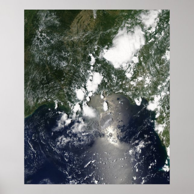 Oil spreads northeast poster (Front)