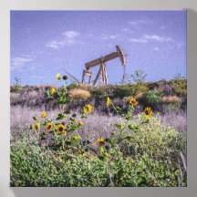 Oil Wells and Sunflowers