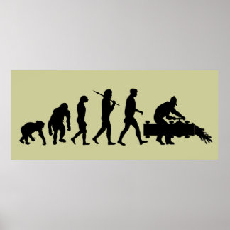 Oil workers landman pipeline engineering gifts poster