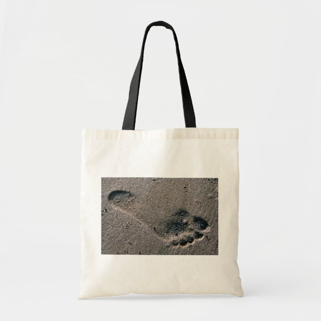 Oiled Foot Print Tote Bag (Front)