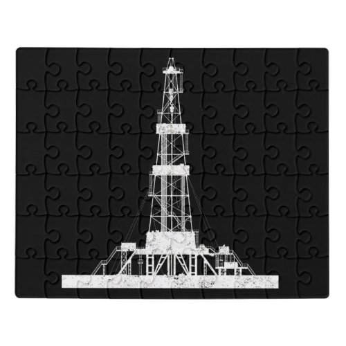 Oilfield Driller Drilling Rig Jigsaw Puzzle