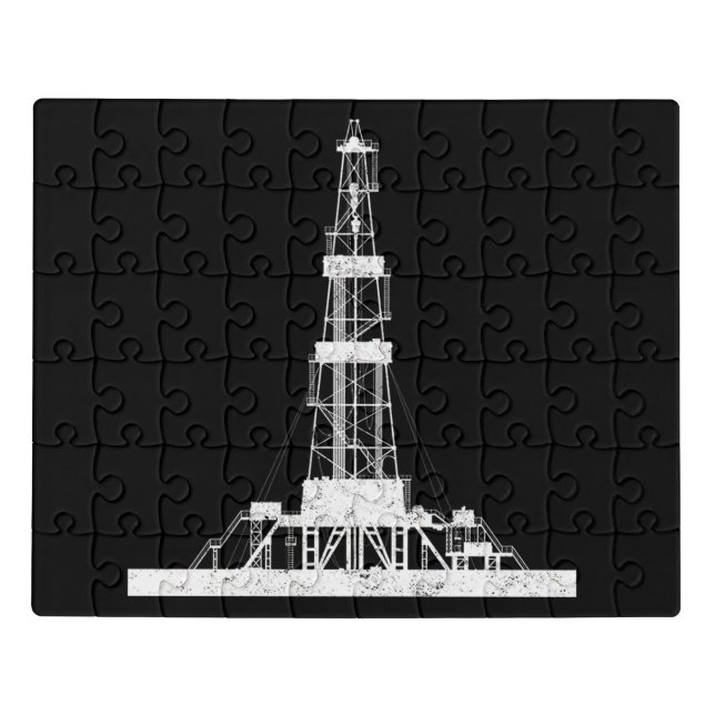 Oilfield Driller Drilling Rig Jigsaw Puzzle (Puzzle Horizontal)