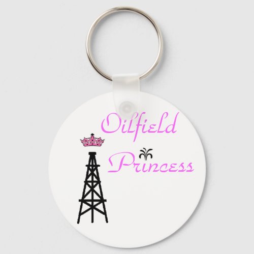 Oilfield Princess key chain