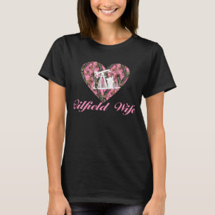Oilfield Wife in Camo T-Shirt