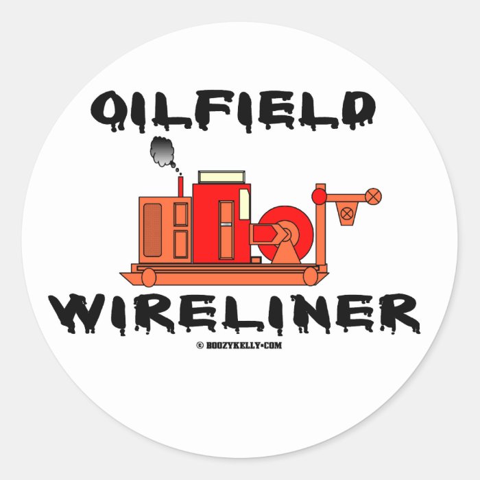 Oilfield Wireliner,Sticker,Oil Field,Slickline,Oil