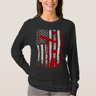 Oilfield Worker Rig Roughneck Oilfield Dad T-Shirt