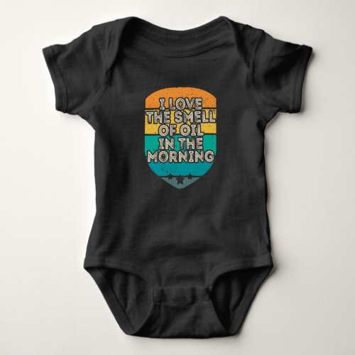 Oilfield Worker Roughneck I Love The Smell Of Oil Baby Bodysuit