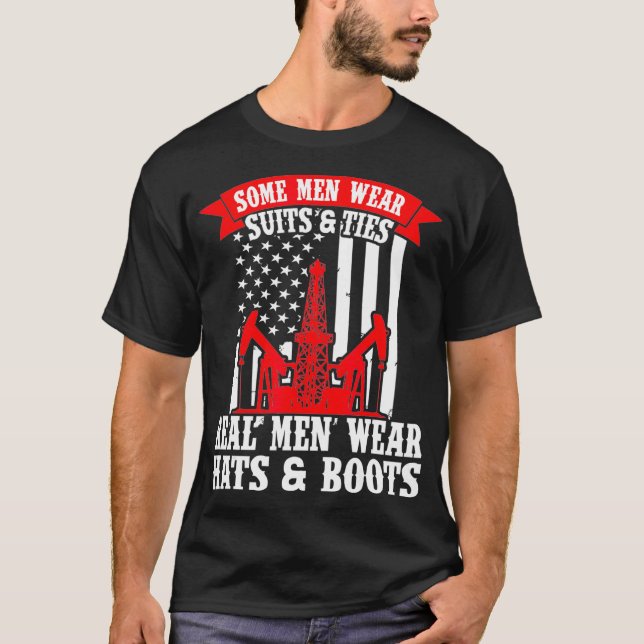 Oilfield Worker Welder Offshore Oilman Oilfield T-Shirt (Front)