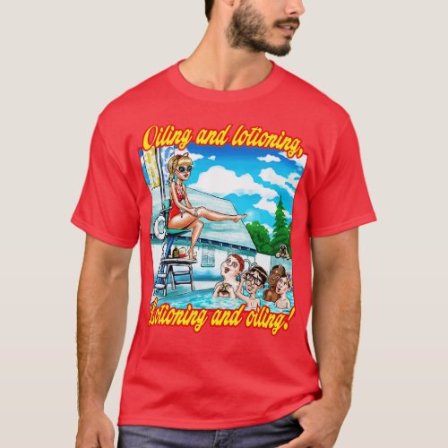 Oiling and Lotioning TEXT T_Shirt
