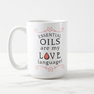Oils Are My Love Language Mug Coral/Pink
