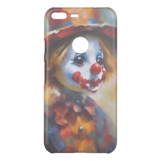 Oils of a scarecrow clown  uncommon google pixel XL case
