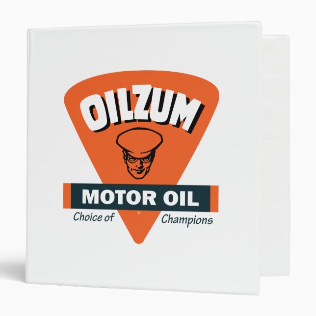 Oilzum motor oil binder (Front/Inside)