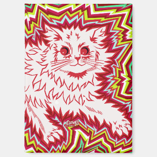 Oingo Boingo psychedelic cat magnet
