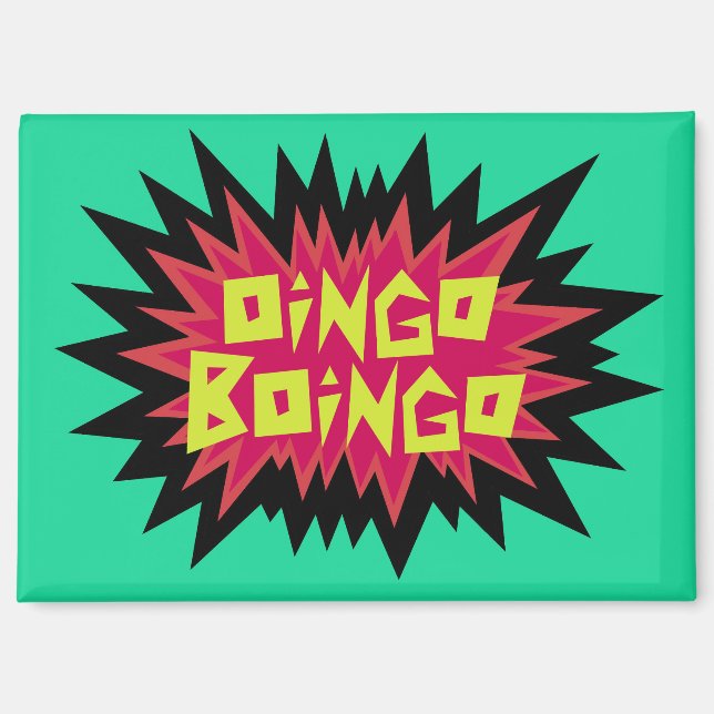 Oingo Boingo spiky magnet (Front)