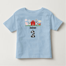 Oink Baa Moo Cock-a-doodle-do 2nd Birthday Farm Toddler T-shirt