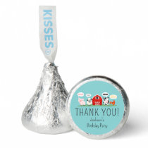 Oink Baa Moo Thank you Farm Animal Party Hershey®'s Kisses®