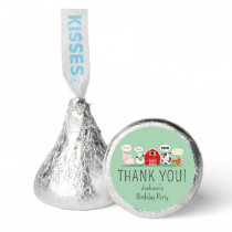 Oink Baa Moo Thank you Farm Animal Party Hershey®'s Kisses®