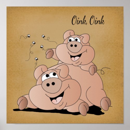 Oink Oink Little Pig  Poster