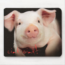 oink oink! mouse pad