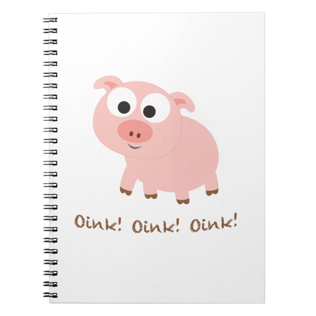 Oink! Oink! Oink! Notebook (Front)