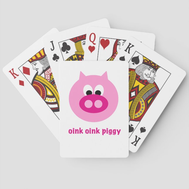 Oink Oink Piggy! Poker Cards (Back)