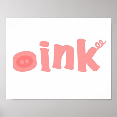 Oink! Poster