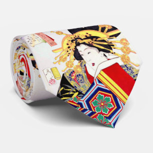 “ Oiran ” by Tsukioka Yoshitoshi Neck Tie