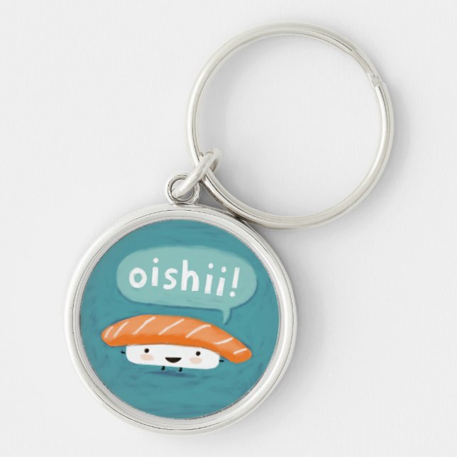 Oishii Sushi Keychain (Front)