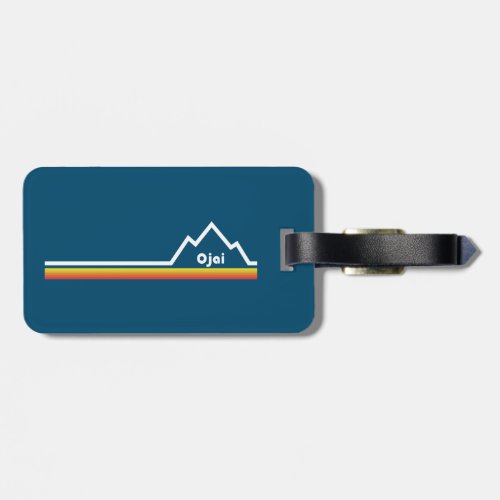 Ojai California Luggage Tag