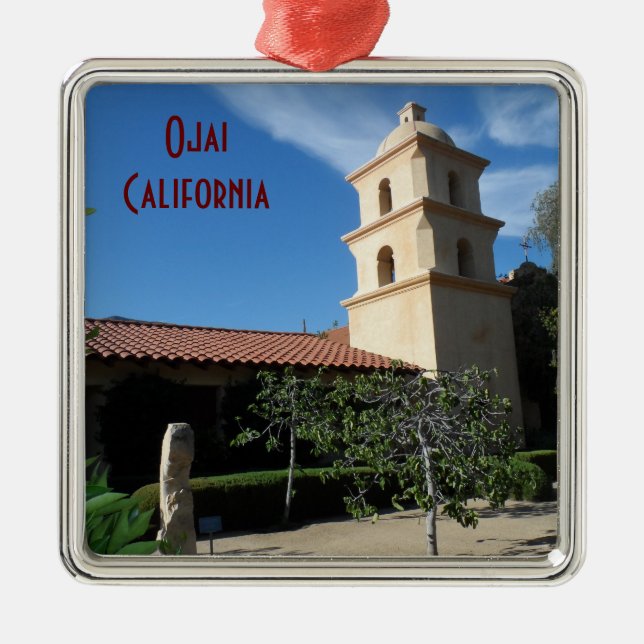 Ojai, California Metal Ornament (Front)
