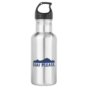 Ojai California Please Stainless Steel Water Bottle