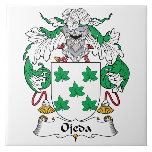 Ojeda Family Crest Tile (Front)