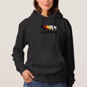 Ojibwa Anishinaabeg Ojibwe Native American Medicin Hoodie