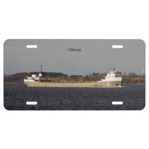 Ojibway license plate