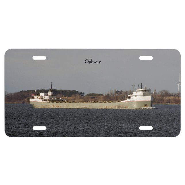 Ojibway license plate (Front)