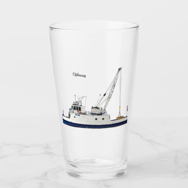 Ojibway supply boat glass (Front)
