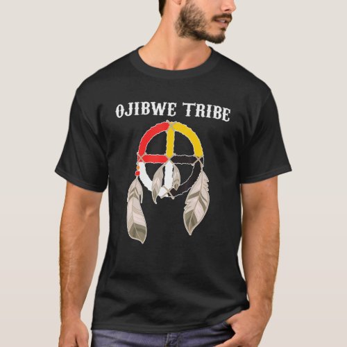 Ojibwe Anishinaabeg People Native American Medicin T_Shirt