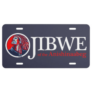 Ojibwe License Plate