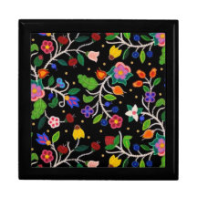 Ojibwe Woodlands Floral Pattern Regalia Jewelry
