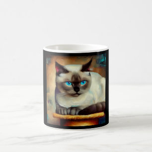 Ojos Azules Cat Coffee Mug