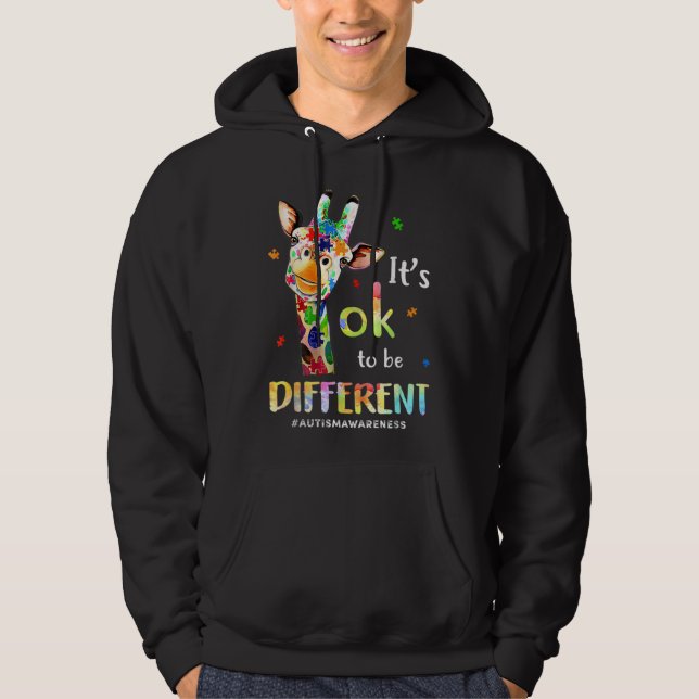 Ok Awareness Kid Acceptance Different To Be Women  Hoodie (Front)